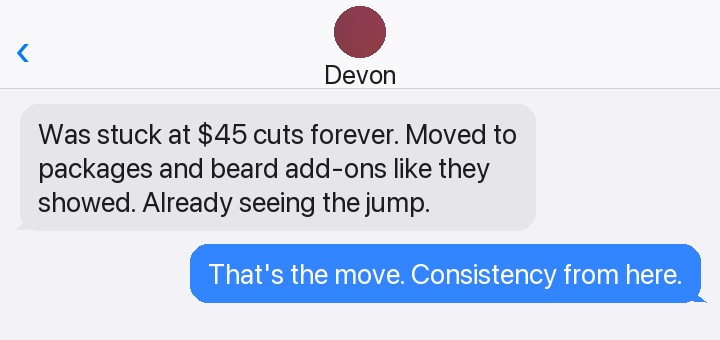 Devon · iMessage